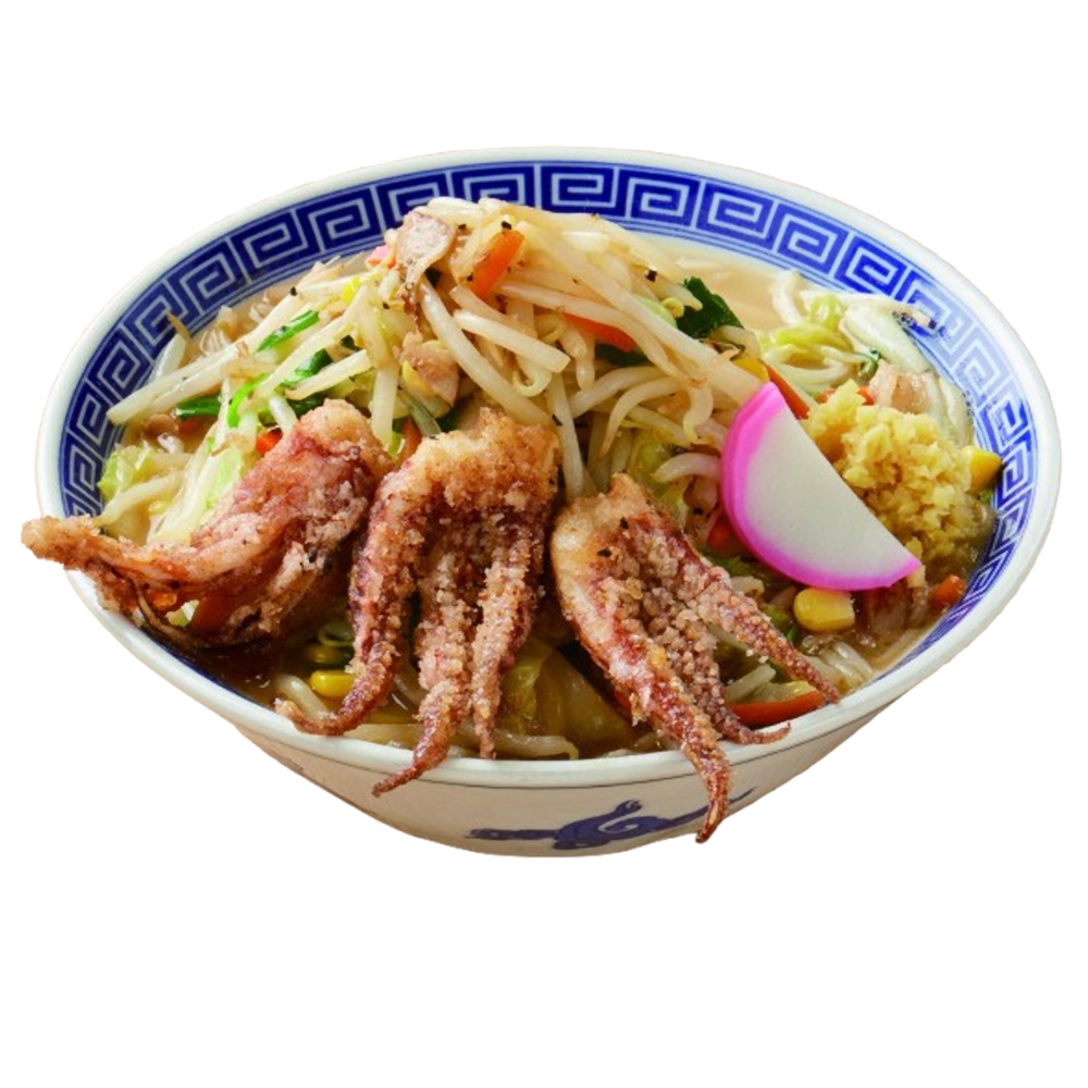 ゲソ揚げタンメン